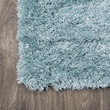 Groovy Solid Shag Area Rug